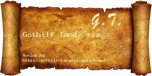 Gothilf Tanázia névjegykártya